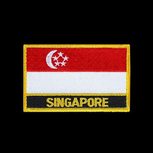 Country Flag Patch Collection - Hook & Loop Patches