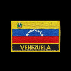 Country Flag Patch Collection - Hook & Loop Patches