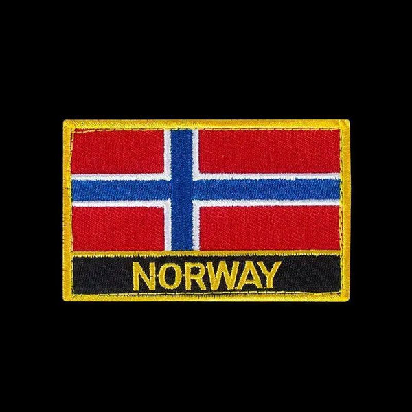 Country Flag Patch Collection - Hook & Loop Patches