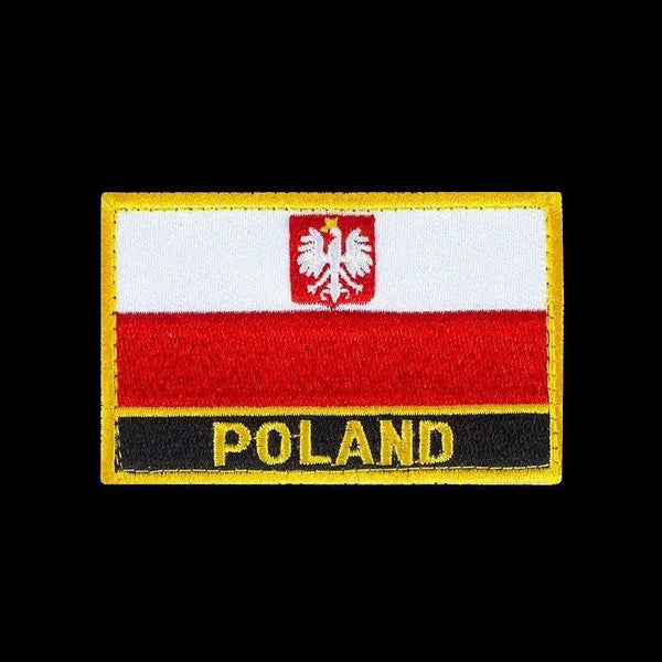 Country Flag Patch Collection - Hook & Loop Patches