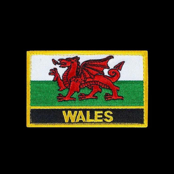 Country Flag Patch Collection - Hook & Loop Patches