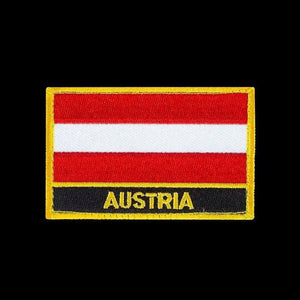 Country Flag Patch Collection - Hook & Loop Patches
