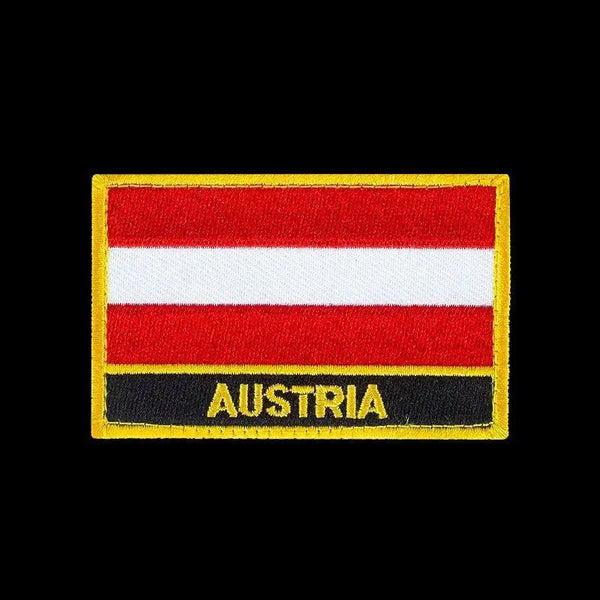 Country Flag Patch Collection - Hook & Loop Patches