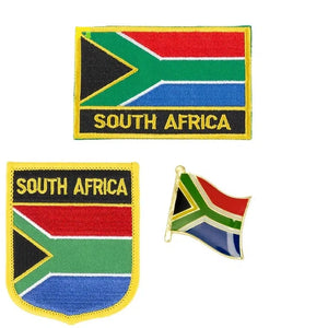 Country Flag Patch & Lapel Pin Collection - Sew On/Iron On Patches