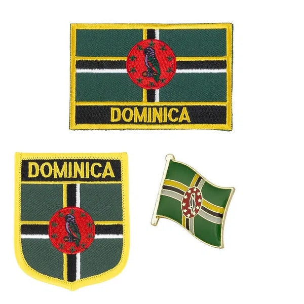 Country Flag Patch & Lapel Pin Collection - Sew On/Iron On Patches