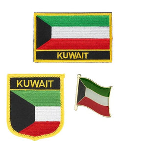 Country Flag Patch & Lapel Pin Collection - Sew On/Iron On Patches