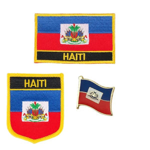 Country Flag Patch & Lapel Pin Collection - Sew On/Iron On Patches