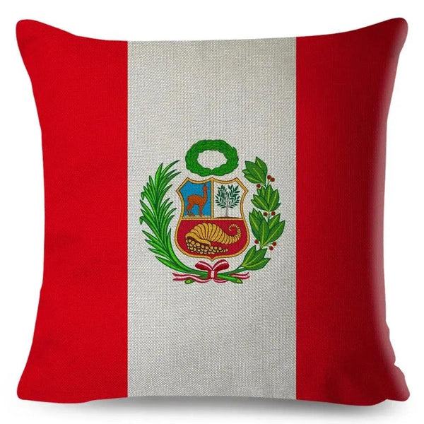 Country Flag Pillowcases - World Flag Throw Pillow Covers
