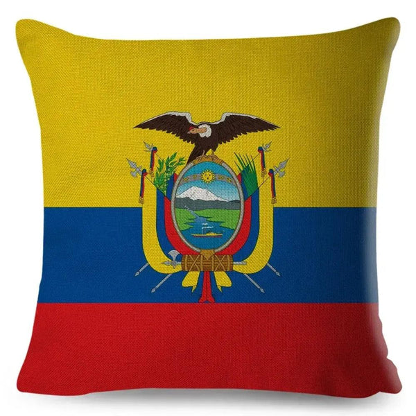 Country Flag Pillowcases - World Flag Throw Pillow Covers