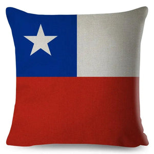 Country Flag Pillowcases - World Flag Throw Pillow Covers