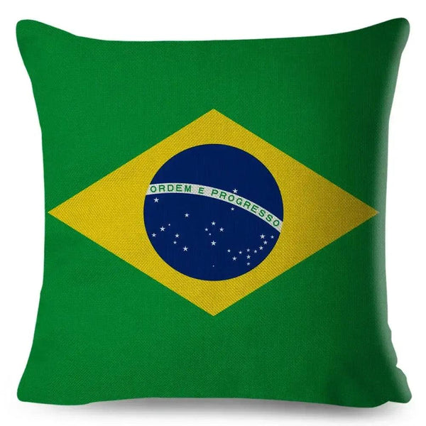 Country Flag Pillowcases - World Flag Throw Pillow Covers