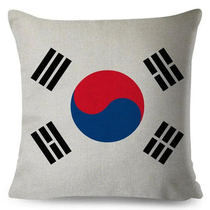 Country Flag Pillowcases - World Flag Throw Pillow Covers