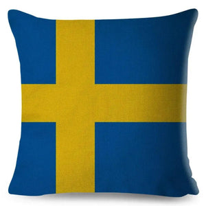 Country Flag Pillowcases - World Flag Throw Pillow Covers