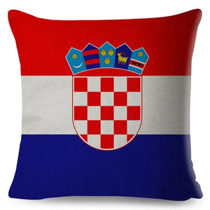 Country Flag Pillowcases - World Flag Throw Pillow Covers