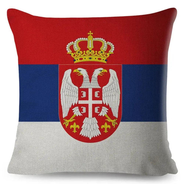 Country Flag Pillowcases - World Flag Throw Pillow Covers