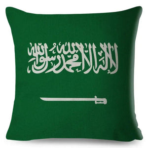 Country Flag Pillowcases - World Flag Throw Pillow Covers