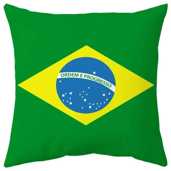 Country Flag Pillowcases - World Flag Throw Pillow Covers