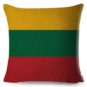 Country Flag Pillowcases - World Flag Throw Pillow Covers