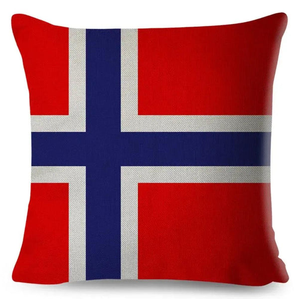 Country Flag Pillowcases - World Flag Throw Pillow Covers