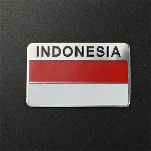 Country Flag Sticker for Car – Aluminum World Flag Vehicle Decal