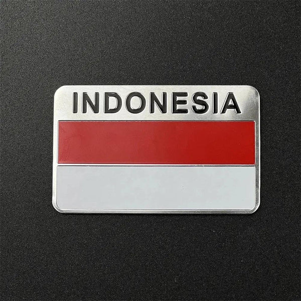 Country Flag Sticker for Car – Aluminum World Flag Vehicle Decal