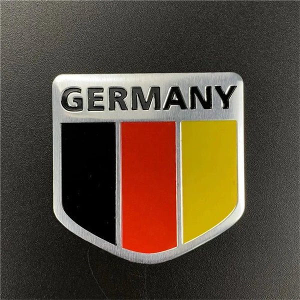 Country Flag Sticker for Car – Aluminum World Flag Vehicle Decal