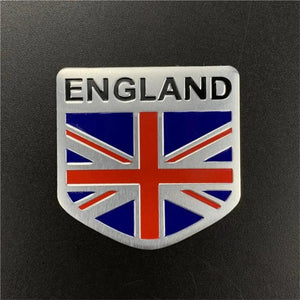 Country Flag Sticker for Car – Aluminum World Flag Vehicle Decal