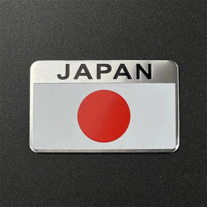 Country Flag Sticker for Car – Aluminum World Flag Vehicle Decal