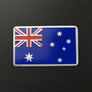 Country Flag Sticker for Car – Aluminum World Flag Vehicle Decal