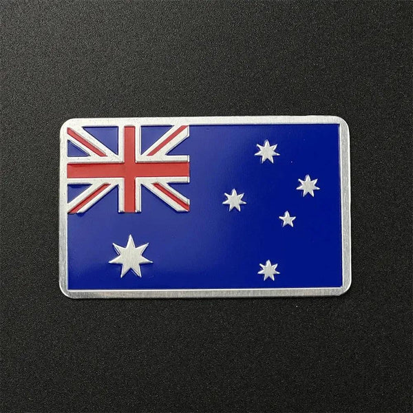 Country Flag Sticker for Car – Aluminum World Flag Vehicle Decal