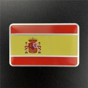 Country Flag Sticker for Car – Aluminum World Flag Vehicle Decal