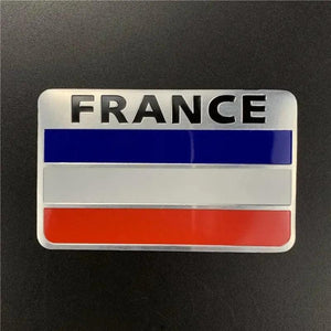 Country Flag Sticker for Car – Aluminum World Flag Vehicle Decal