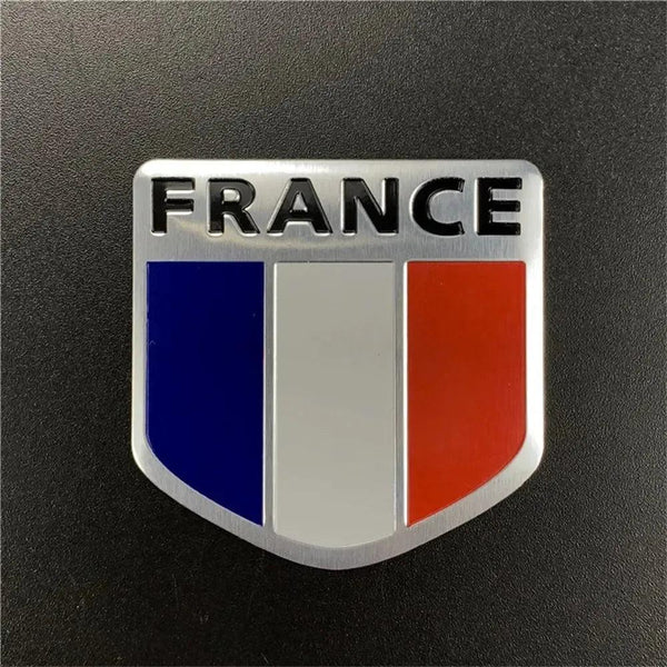 Country Flag Sticker for Car – Aluminum World Flag Vehicle Decal