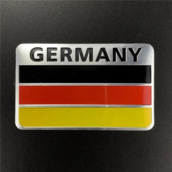 Country Flag Sticker for Car – Aluminum World Flag Vehicle Decal
