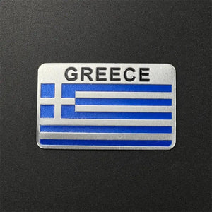 Country Flag Sticker for Car – Aluminum World Flag Vehicle Decal