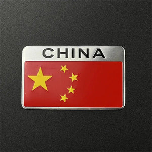 Country Flag Sticker for Car – Aluminum World Flag Vehicle Decal
