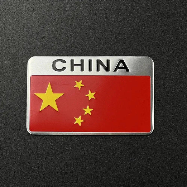 Country Flag Sticker for Car – Aluminum World Flag Vehicle Decal