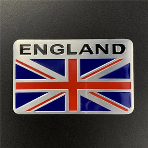 Country Flag Sticker for Car – Aluminum World Flag Vehicle Decal