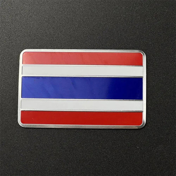 Country Flag Sticker for Car – Aluminum World Flag Vehicle Decal
