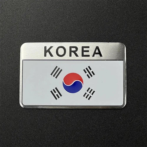 Country Flag Sticker for Car – Aluminum World Flag Vehicle Decal