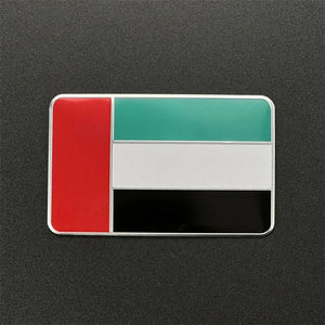 Country Flag Sticker for Car – Aluminum World Flag Vehicle Decal