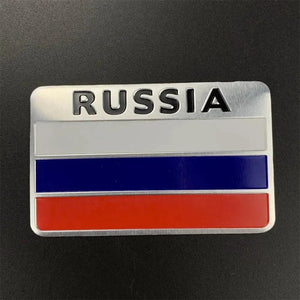Country Flag Sticker for Car – Aluminum World Flag Vehicle Decal
