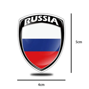Country Flag Sticker for Car – Reflective World Flag Vehicle Decal
