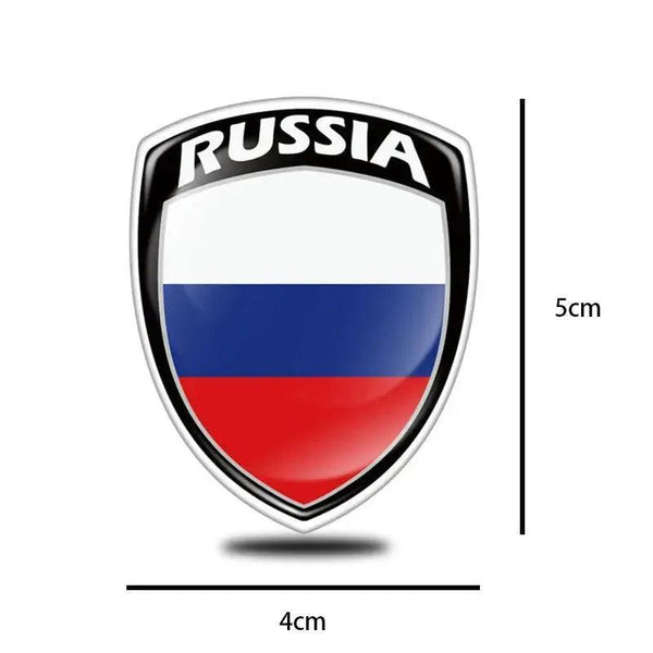 Country Flag Sticker for Car – Reflective World Flag Vehicle Decal