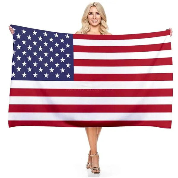 Country Flags Beach & Bath Towel - World Flag Towel