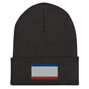 Crimea Flag Beanie - Embroidered Winter Hat