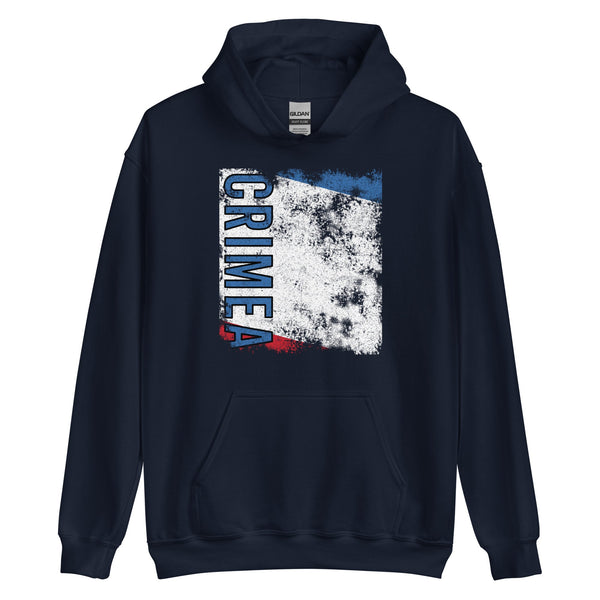 Crimea Flag - Distressed Flag Hoodie