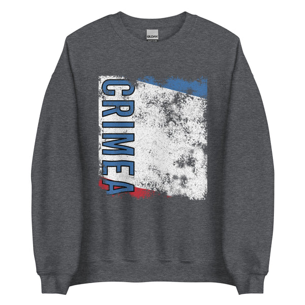 Crimea Flag - Distressed Flag Sweatshirt