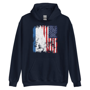 Crimea USA Flag - Half American Hoodie