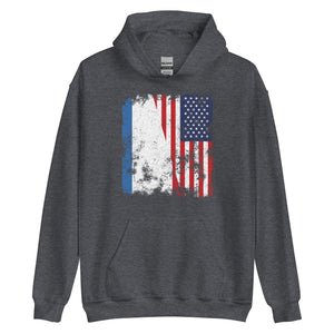 Crimea USA Flag - Half American Hoodie